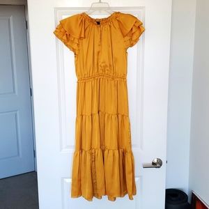 Tahari Marigold Midi Dress small